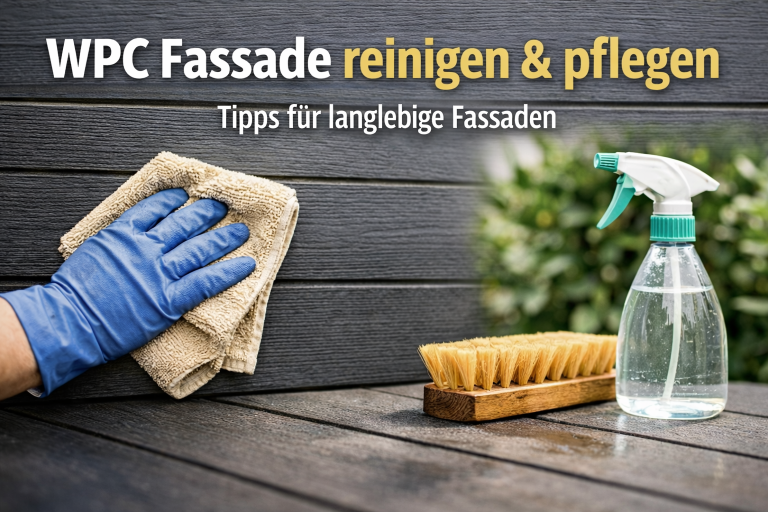 WPC Fassade reinigen & pflegen – Tipps für langlebige Fassaden