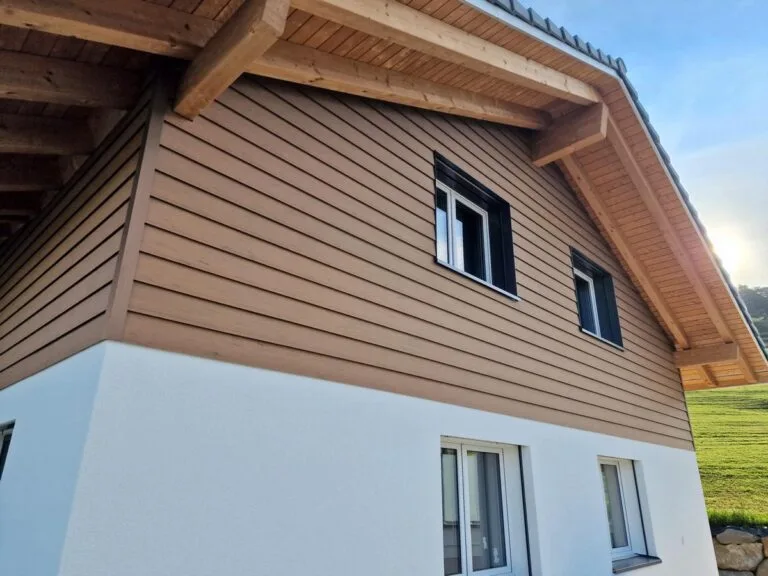 Façade WPC bâtiment